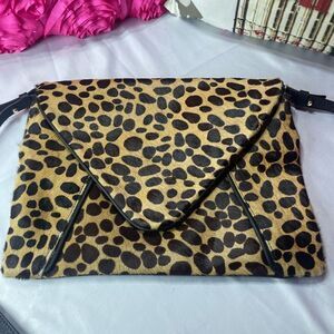 LAURA VELA, CLUTCH, Leopard, Crossbody Cross Body Bag